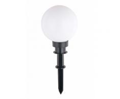 LED Gartenleuchte, weiß, Ø30cm, Yourhome