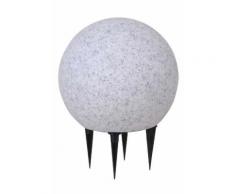 Gartenleuchte »FADIA«, weiß, H:26 cm, 1 -flg. / Ø20cm, leuchtenDirekt