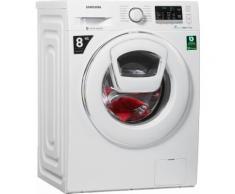 Waschmaschine AddWash WW5500 WW80K5400WW/EG, Fassungsvermögen: 8 kg, weiß, Energieeffizienzklasse: A+++, Samsung