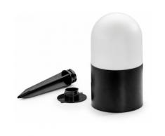LED Gartenleuchte, schwarz, Ø12 cm / H:21,5 cm, 1 -flg. /, Maximex