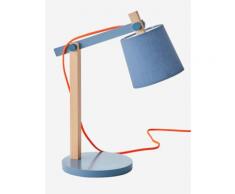 Verstellbare Schreibtischlampe blau/grau von vertbaudet