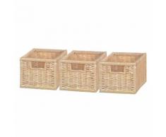 Weidenkorb Ballen (3er Set)