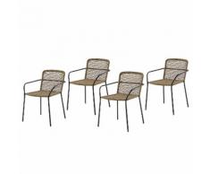 Gartenstuhl Boomer (4er-Set)