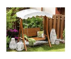 Gartenschaukel Sonnendach beige ANDRIA