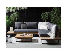 Gartenmöbel Set zertifiziertes Holz grau MYKONOS