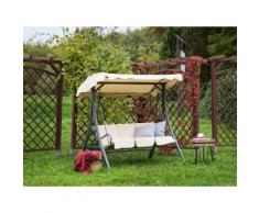 Hollywoodschaukel Sonnendach beige GARBO