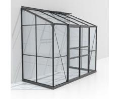 Vitavia Anlehngewächshaus Styx Tomatenhaus, 1300 HKP ca. 4 mm, 0,69x1,93x1,82 m,Alu