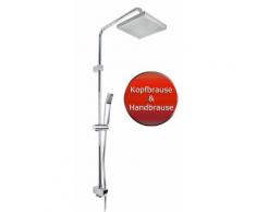 Duschset Duschsystem Set Duschkopf Handbrause Schlauch Duschstange Marbella