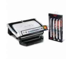 Kontaktgrill GC702MS.99 OptiGrill mit Steakmesser-Set
