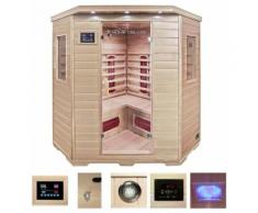 HOME DELUXE Infrarotkabine »Redsun XXL«, 150/150/190 cm, 40 mm, für bis zu 4 Personen
