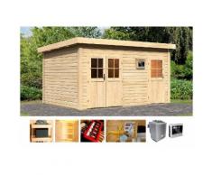 KARIBU Saunahaus »Matz«, 426/276/238 cm, 9-KW-Ofen mit ext. Steuerung