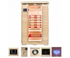 HOME DELUXE Infrarotkabine »Redsun M«, 120/105/190 cm, 40 mm, für bis zu 2 Personen