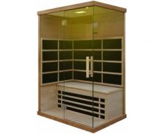 INTERLINE Infrarotkabine »Carbon«, BxTxH: 126x92x190 cm, für bis zu 2 Personen