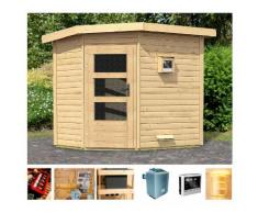 KARIBU Saunahaus »Tore«, 231/196/226 cm, 9-KW-Ofen mit ext. Steuerung