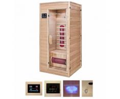 HOME DELUXE Infrarotkabine »Redsun S«, BxTxH: 90x90x190 cm, geeignet für 1 Person