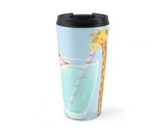 Mein hohes Glas Wasser Thermosbecher