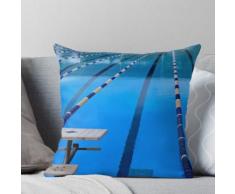 Schwimmbad - Blau & Cool Kissen