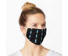 Hellblaue Lavalampe Maske
