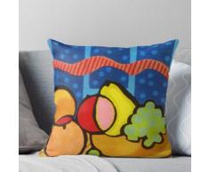 Bunter Obstkorb Kissen