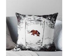 Mammut im Wasserglas Kissen