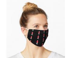 Rote Lavalampe Maske
