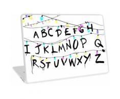 Fremde Dinge Weihnachtsbeleuchtung Laptop Skin