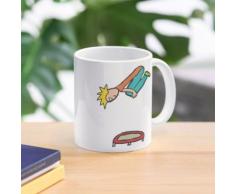 Trampolin springen Tasse