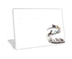 Tierkreis-Tier-Frucht-Korb Laptop Skin