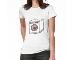 Waschmaschine Herz Frauen T-Shirt