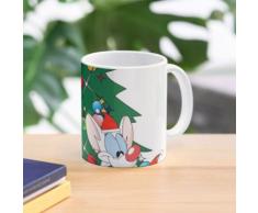 Pinky und das Gehirn um den Weihnachtsbaum Tasse
