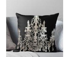 Kristallleuchter, Faux Silber Kissen