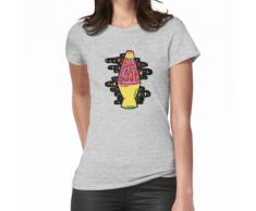 Beleuchtete Lavalampe in Pink in 3D Frauen T-Shirt