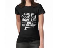 Axt Werfen Holzfäller Champion Bullseye Sport Damen Herren Shirt Frauen T-Shirt