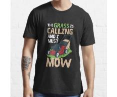 Rasenmäher Rasenpflege Geschenk Essential T-Shirt