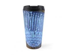 Modischer blauer Kronleuchter Thermosbecher
