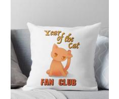 Jahr des Katzen-Fanclubs (Obstkorb) - weiß Kissen