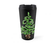 Ribbon Weihnachtsbaum Thermosbecher