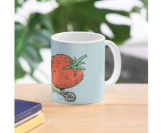 Gartenzwerg und Erdbeere Tasse