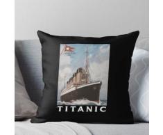 Titanisches Schiffs-Atlantik-Wannen-Seeunfall-Plakat 1912 Kissen