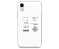 Mirrorball Sticker Pack - Taylor Swift Folklore Flexible Hülle für iPhone XR