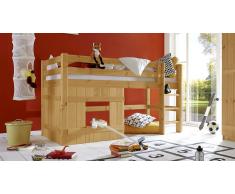 Hochbett für Kinder Basic Kiefer