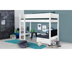 Hochbett für Kinder Town" Weiß