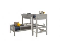 Etagenbett "Original" Grau