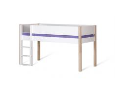 Hochbett für Kinder Town" Weiß
