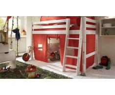 Hochbett für Kinder Paradise" Weiß