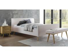 Polsterbett "Nelka" Beige