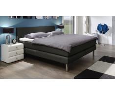 Boxspringbett "Asturina" Anthrazit