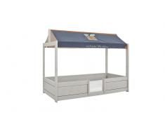 Kinderbett Ranger Grau