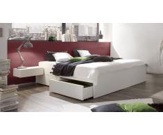 Stauraum-Bett "Liverpool" Weiß