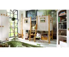 Hochbett für Kinder Paradise" Weiß